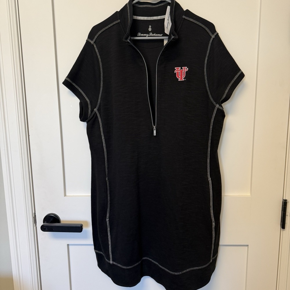 Tommy Bahama University of Tampa Tobago Bay 1/2 Half Zip Dress NWT XL